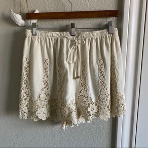 Anthropologie Lace Shorts